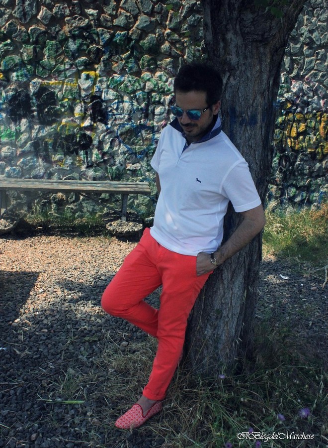 pantaloni colorati uomo estate 2014