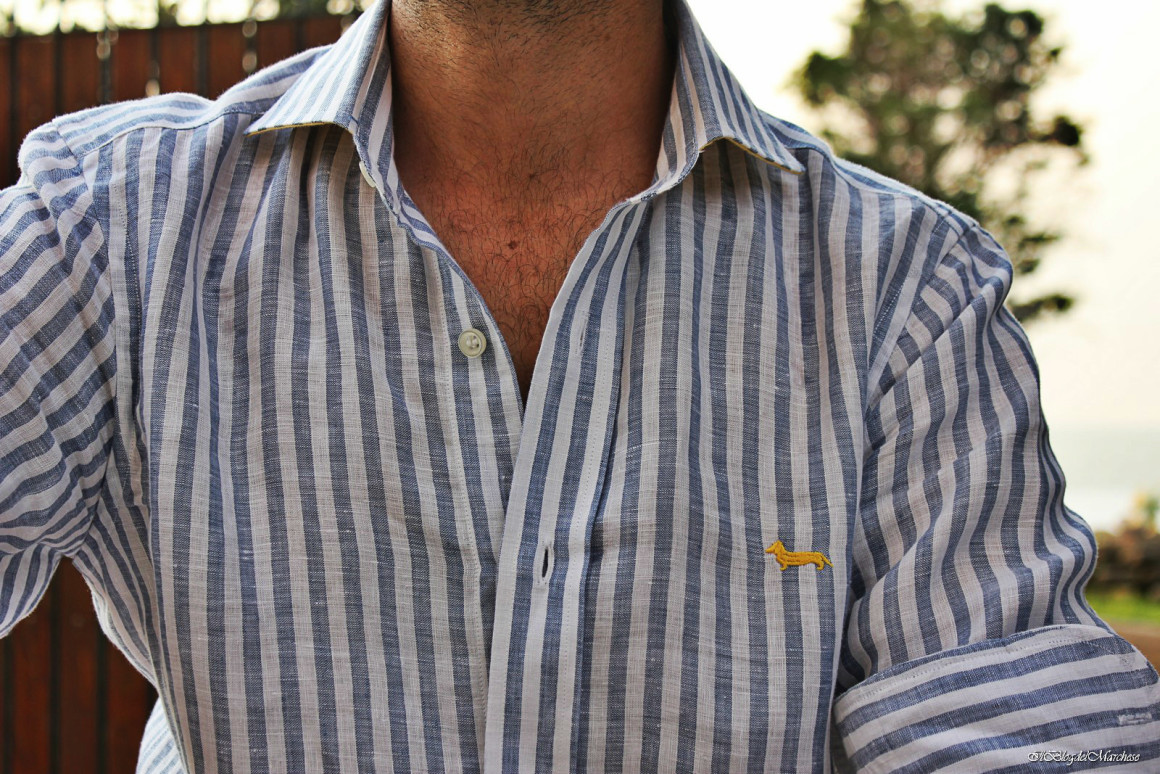 camicie in lino da uomo harmont&blaine estate 2015