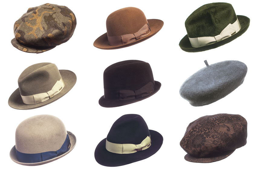 I modelli dei cappelli da uomo