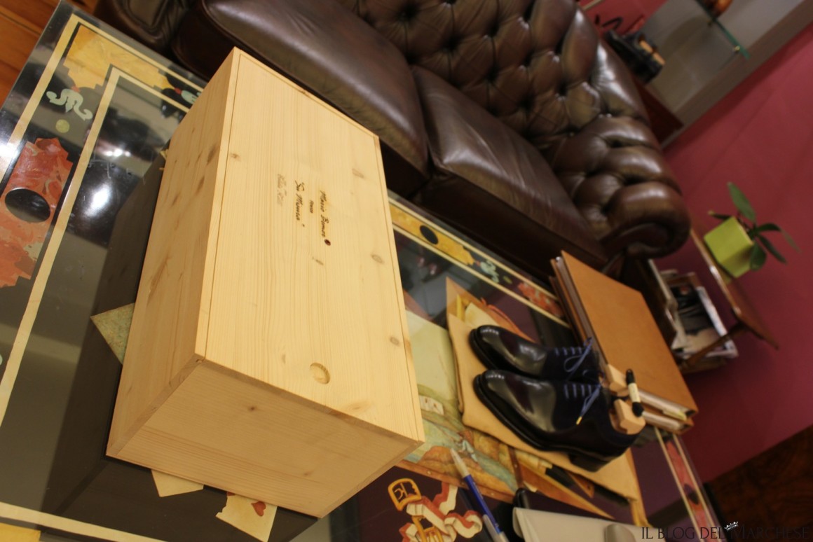 box in legno per scarpe su misura