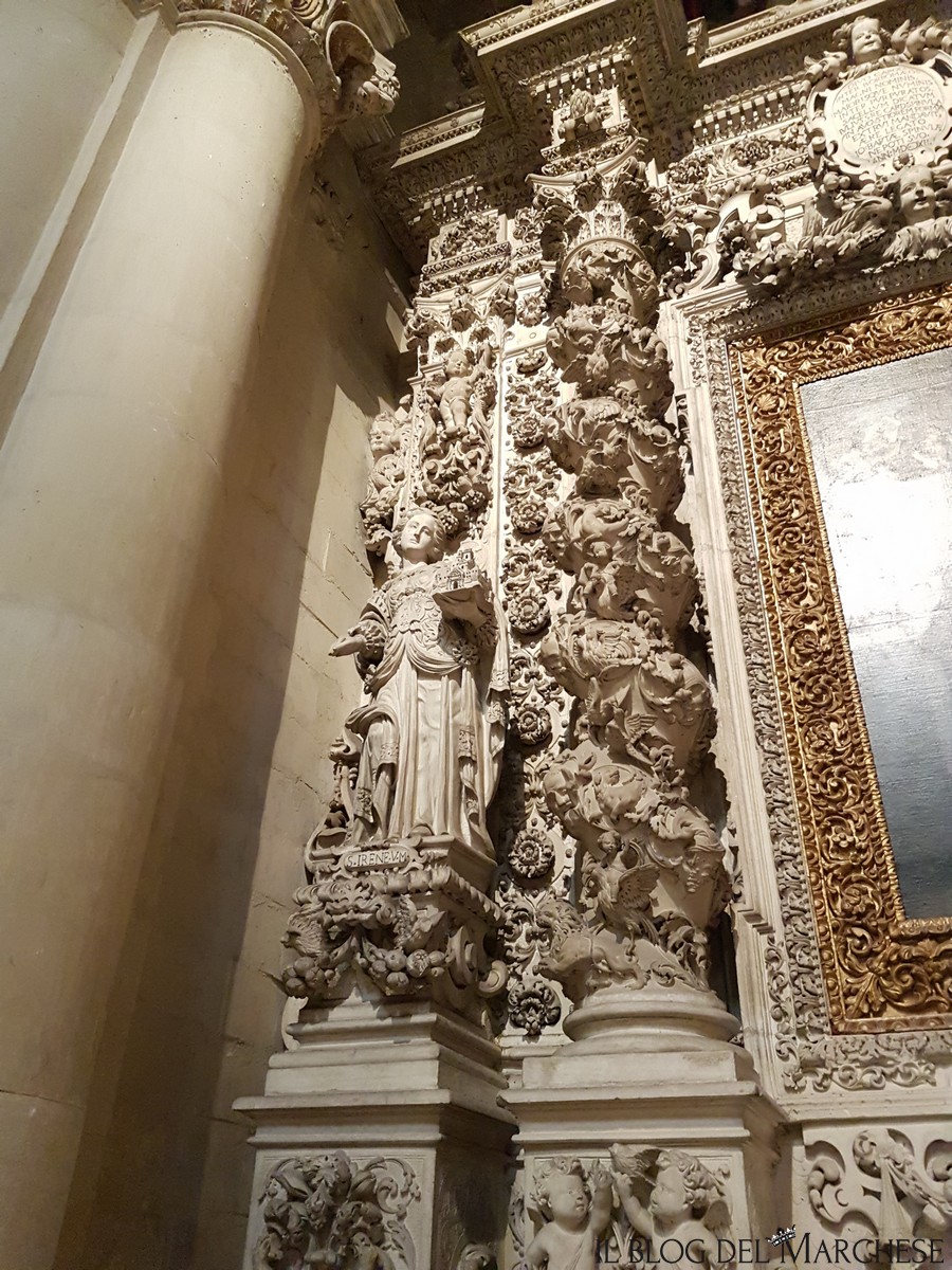 barocco leccese colonna di altare